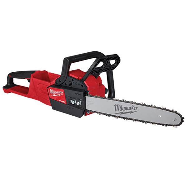 Cordless Chain Saw, Brushless, Bare Tool/Kit: Kit, 3/8 in Pitch, Automatic Bar/Chain Oiler, 18 VDC Lithium-Ion Battery, Rear Handle, Rubber Handle, Black/Red