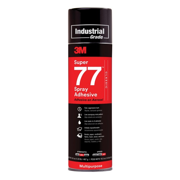 Spray Adhesive, Flammable Multi-Purpose, Drum Container, 53 gal Container, 15 min Setting, Red, 150 °F, 0.79 Specific Gravity, 0.51800000000000002 VOC