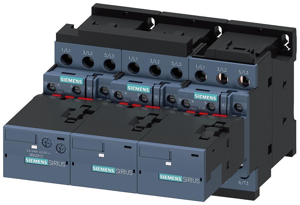 Contactor Assembly, 2nd Generation Ready Assembled, 110 VAC Coil, 40 A Maximum Load Current, 3 Poles, 50/60 Hz, 11 kW, Auxiliary Contact, 3NO, 3 Auxiliary Contacts, Power Factor: 0.82, S0, Spring Terminal, IP20, 10000000 Cycles Operating Cycles, -25