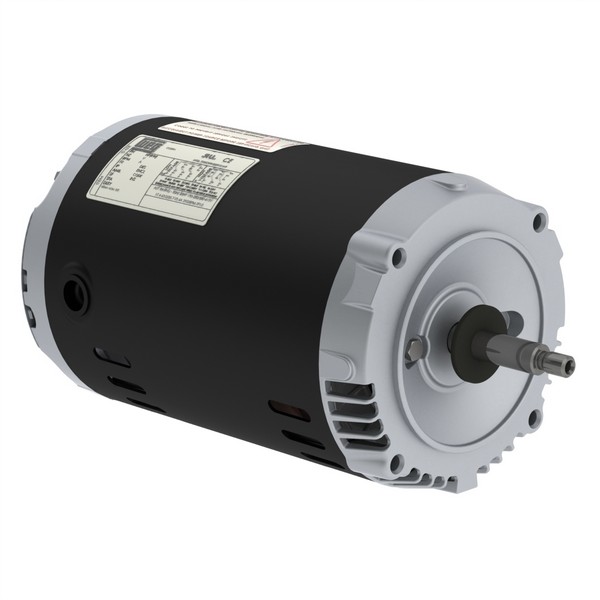 AC Motor, 3/4 HP, 3600 RPM, 56J Frame, ODP, 3-Phase, 280-230/460 VAC, Steel
