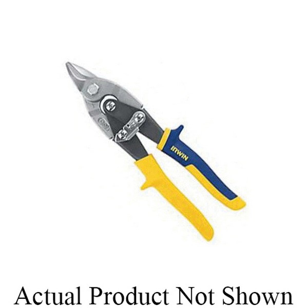 Snip, Multi-Purpose, Cutting Capacity: 24 ga Cold Rolled Steel/36 ga Stainless Steel, 3-1/8 in Length of Cut, 11-3/4 in Overall Length, Hot Drop Forged Steel Blade, Double Dipped Handle, Vinyl Handle