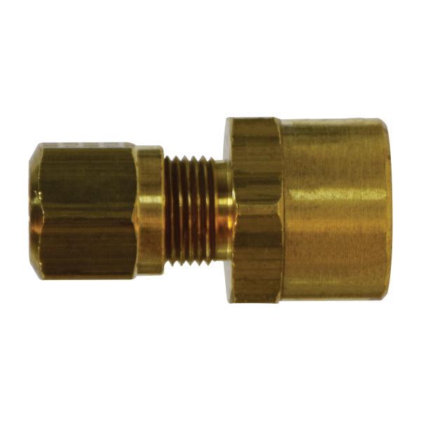 Tube-to-Pipe Adapter, Adapter, 3/8 Inch Nominal, Nylon AB x FNPT, 0.87 Inch Hex, 150 psi, -40 to 200 °F, CA360 Brass