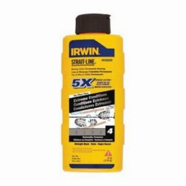 Marking Chalk, Permanent Staining, Midnight Black, 6 oz Capacity, Squeeze Bottle Package Type, Odorless Odor/Scent