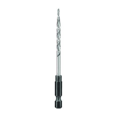 Countersink Replacement Drill Bit, Quick-Change, 60 deg Included Angle, 1/2 in Body Dia, 9/64 in Drill Point Diameter, 3 in Overall Length, Right Hand Cutting, HSS, Bright