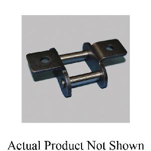 Connecting Link, #35 Chain, 3/8 in Pitch, 0.141 in Pin Dia, 0.354 in H Link Plate, 0.05 in THK Link Plate, Carbon Steel