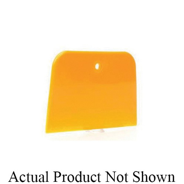Spreader, 3 Inch Width, For Use With: Body Fillers, Putties and Glazes, Plastic, Yellow