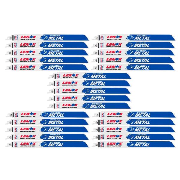 Reciprocating Saw Blade, Bi-Metal Straight, 12 in Length, 1 in Width, 0.042 in Thickness, 12/16 TPI, Applicable Materials: Ferrous Metal