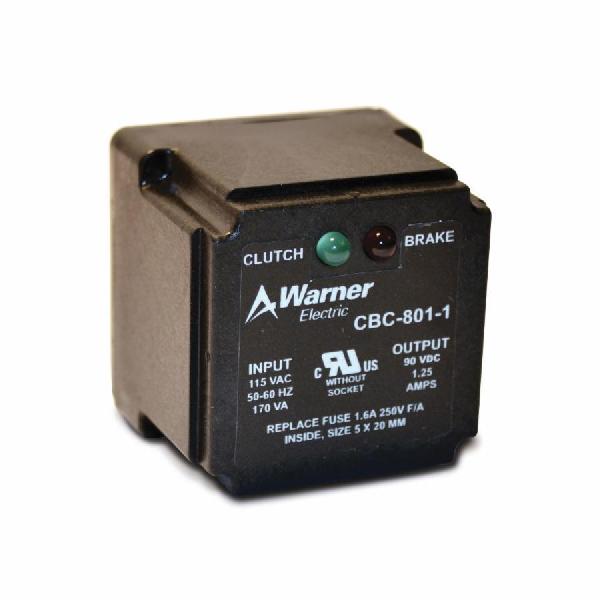 Plug-In Octal Socket On-Off Control Power Supply, 120 VAC Input, 90 VDC Output, 2, For Use With 90 VDC Clutches/Brakes and Octal Socket