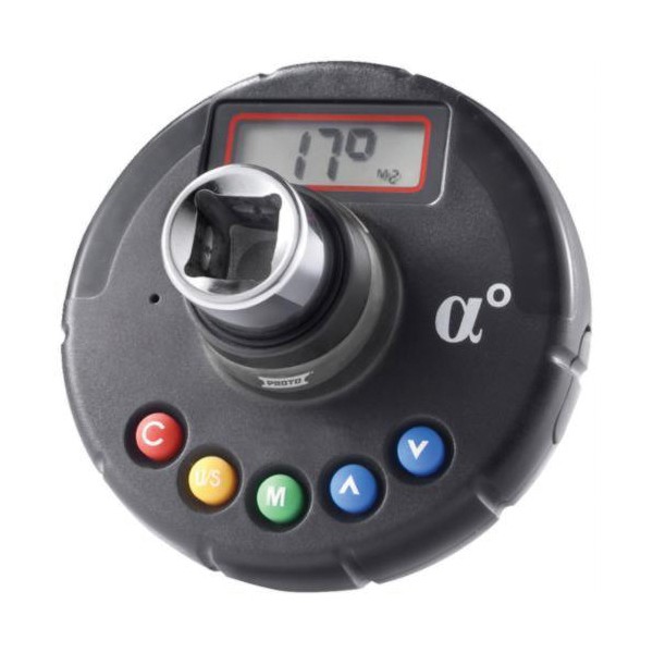 Digital Torque and Angle Adapter, For Use With: Precision Torque Tool, 3/8 in Drive, 6.8 to 135 N-m