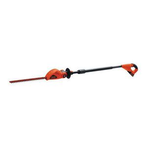 Cordless Pole Hedge Trimmer Kit, 1-Speed, Cutting Capacity: 7/16 in, 18 in L Blade, Dual Action Blade, Forged Steel Blade, 2500 spm Speed, 5 Head Positions, 105 °F, 20 VDC, Lithium-Ion Battery, 1.5 Ah Battery, Battery Included: Yes, Plastic Housing M