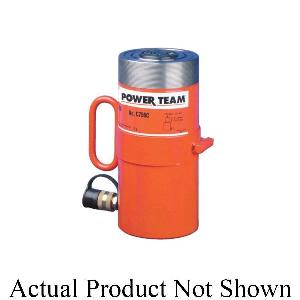 Hydraulic Cylinder, Series: C Series, 4-1/4 in Stroke Length, 55 ton Maximum Force, Function: Single Acting/Spring Return, 11.04 sq-in Effective Area Clamped, 46.9 cu-in Oil Capacity Clamped, 13-3/8 in Extended Height, 9.13 in Retracted Height, 1/2-13 Body Thread, 10000 psi Pressure, 3-3/4 in Diameter Mounting Hole, Steel, 5 in OD Dimensions
