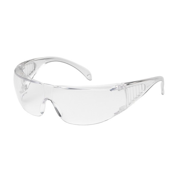 Safety Glasses, 1-Piece Lens, Series: Ranger™ 250-37, Anti-Scratch Lens Coating, Clear Lens, Rimless Frame, Clear Frame, Polycarbonate Frame, Polycarbonate Lens, 99.99 % UV Protection, Spatula Temple, Specifications Met: ANSI Z87.1+, CSA Z94.3