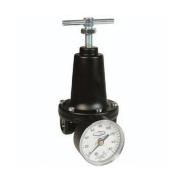 Regulator, Relieving Standard, Series: R119, 1/4 Inch NPT Port, 100 scfm, 2 to 125 psig Pressure, 40 to 120 °F, Zinc Body