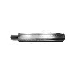 Timing Pulley Bar Stock, 9.8 mm Outside Diameter, 10.4 mm, 13 Grooves, 2.5 mm Pitch, 0.437 Inch Hub Diameter, 75 mm Overall Length, Aluminum