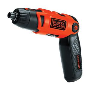 Cordless Screwdriver, Rechargeable, Bare Tool Bare Tool/Kit, Keyless Chuck, 1/4 in Chuck, 180 RPM Speed, 40 in-lb Torque, 3.6 VDC, Lithium-Ion Battery, 1 Ah Battery, 3-Position/Side Handle, Forward/Reverse Switch/Spindle Lock Control, 7.69 in L x 2.8