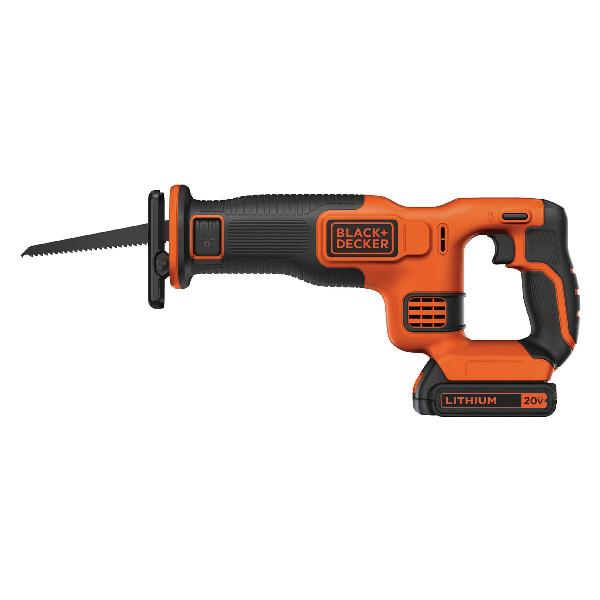 Reciprocating Saw, Lithium, Bare Tool/Kit: Kit, 7/8 Inch Stroke Length, 3000 spm Strokes per Minute, 20 V, Battery Included: No