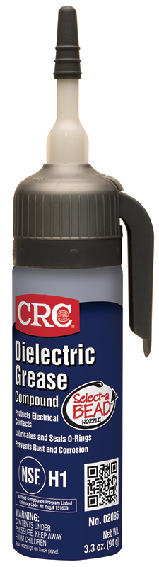 Dielectric Grease, Non-Curing Non-Flammable, Tube Container, 6 Oz Container, 3.3 Oz Net Weight, Silicone Base, Composition: Polydimethylsiloxane, Amorphous Fumed Silica, Nitrogen, Gel Form, Opaque White, Solvent Odor/Scent, -70 to 400 °F, 1.06 Specific Gravity, <gt/>500 °F Flash Point, Flammability: 1 HMIS/NFPA, NLGI 2 Grade