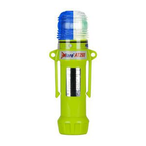 Safety and Emergency Beacon, Dual Flashing, Series: 939-AT293, LED Lamp, Blue/White, 165 to 185 fpm Flash, <gt/>20 hr Average Life, Specifications Met: ANSI Class 1, NFPA Division 2/Zone 2, PROP65: <lt/>warning message<gt/>, ABS Plastic Housing Mater