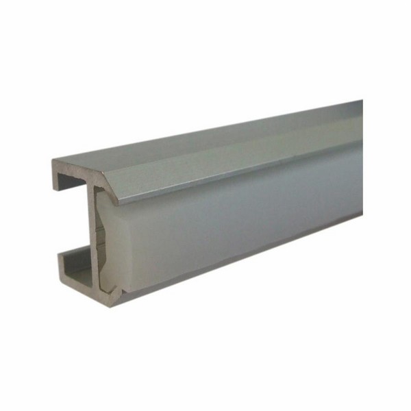 Conveyor Guide Rail, Half Round, 0.65 Inch Overall Width, 9.84 ft Overall Length, 0.65 Inch Rail Depth, 9.84 ft Rail Length