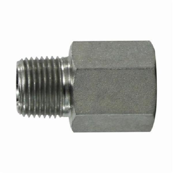 Pipe Adapter, Expanding, Adapter Fitting/Connector, 1/8 x 1/4 Inch Nominal, MNPT x FNPT End Style, Steel