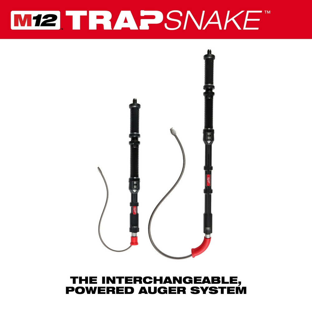 2-Tool Combo Kit, Series: M12â„¢ TRAPSNAKEâ„¢, Metal, Black/Red