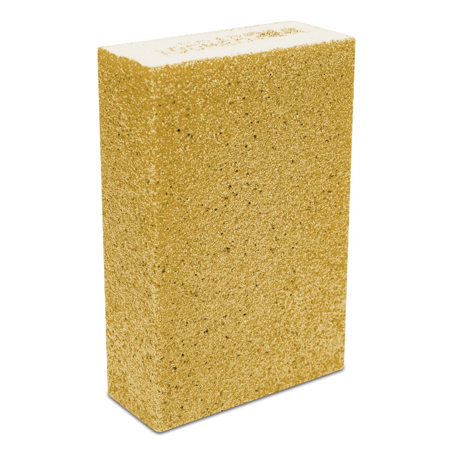 Sanding Sponge, 3-3/4 in Overall Length, 2-5/8 in Overall Width, 1 in Overall Thickness, 100 Grit, Medium Grade, Applicable Materials: Drywall, Metal, Paint, Plastic and Wood, Maroon