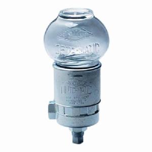 Oiler, 4 oz Container, 5-3/4 in Height, 2-11/16 in Width, 2-11/16 in Diameter Bowl, Glass Bowl, Zinc/Chromate