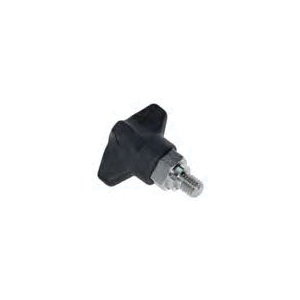 Male Knob, 2.5 K-gm Torque, M10 x 11.5 mm Length Size Thread, Polyamide, 54 mm Length x 50 mm Width