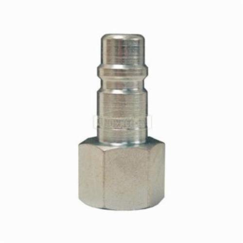 Female Quick Connect Plug, Air Chief Industrial, 1/2-14 Nominal, Quick Disconnect Plug x NPTF End Style, 1 Inch Hex, 1.94 Inch Length, 300 psi Pressure, -40 to 250 F, Steel, 1.16 Inch Outside Diameter, Domestic