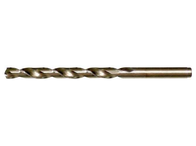 Cobalt Jobber Drill, Heavy-Duty, Series: 1603, Imperial, C Drill - Letter, 4.0000 in Overall Length, 2 Flutes, Spiral Flute, 2.75 in Flute Length, 0.242 in Shank, Straight Shank, 135° Point, Split Point, Right Cutting Direction, HSS-CO Cutting Edge, Uncoated