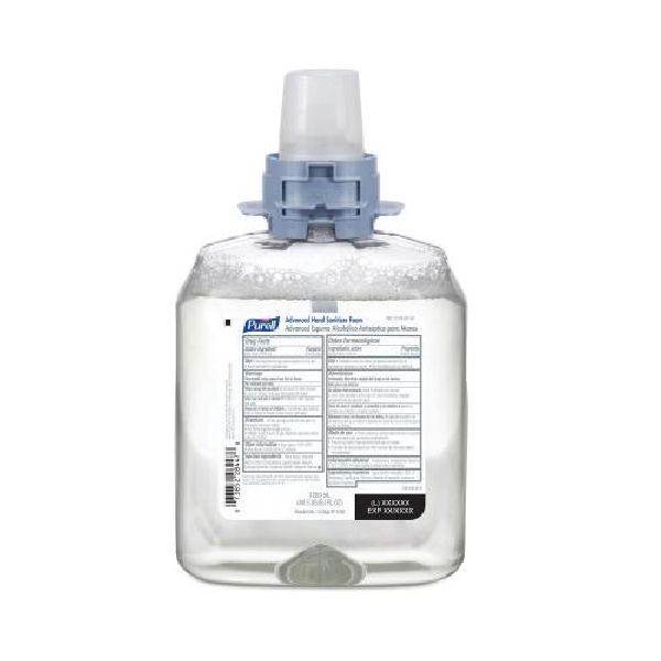 Hand Sanitizer Refills, 1200 mL, Foaming, FMX-12 Dispenser, 4/Carton
