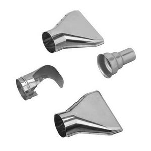 Heat Gun Accessory Assortment, For Use With: 8988-20 Heat Gun, Metal, Silver