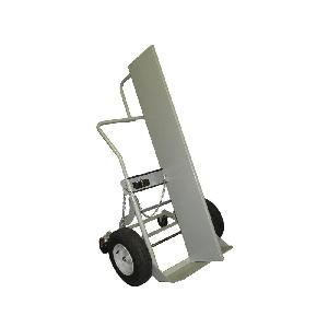 Cylinder Hand Truck, 1000 lb Load, 2 Cylinder, Pneumatic Wheel, 61 in Overall Height, 35 in Overall Width, 26 in Overall Depth, Steel