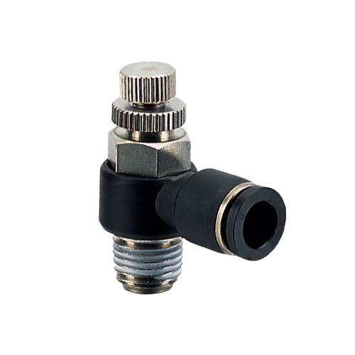 JSC Flow Control, Fitting, 5/16 in x 1/8 Nominal, Tube x NPT End Style, 11.1 mm Hex, 40.1 mm Length, 32 to 140 °F, Brass