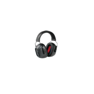 Earmuff, High Level, Series: 100, 30 dB Noise Reduction Rating, Black, Over The Head Band Position, ABS/Foam/Fabric, ANSI S3.19-1974 Specifications Met