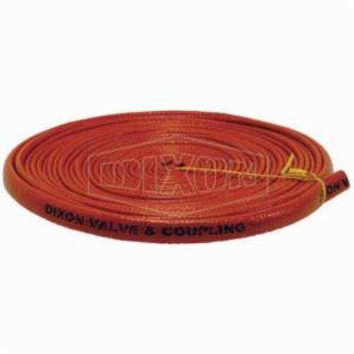 Fire Jacket, 1/4 Inch Inside Diameter, Iron Oxide Red, 50 ft L, Domestic