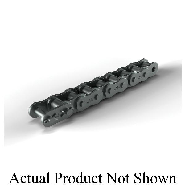 Cottered Roller Chain, 2-1/2 Inch Pitch, 200 Chain, 1-Strand, 10 Feet/Box, Carbon Steel