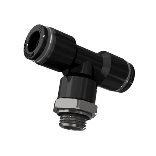 Male Branch Tee, Fitting, 10 mm x 1/2 Nominal, Universal End Style, 24 mm Hex, 0 to 150 psi Pressure, 32 to 140 °F, Polybutylene Terephthalate