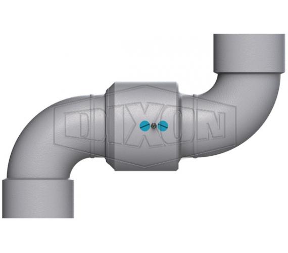 Swivel Joint, 2 in Nominal, O-Ring End Style, Aluminum Body