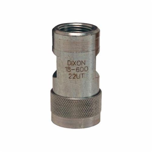 Poppet Valve Coupling, Agricultural, Series: Pioneer, 1-11-1/2 Nominal, FNPT, 2500 psi, Steel, Domestic
