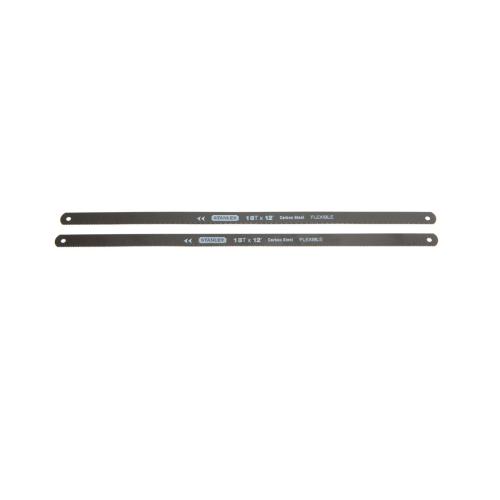 Hacksaw Blade, Flexible, Series: 900, 12 in Blade Length, 1/2 in Blade Width, 0.025 in Blade Thickness, High Carbon Steel Blade, 18, 12 in Overall Length, High Carbon Steel Cutting Edge, Aluminum, Cast Iron, Copper and Mild Steel Material Application