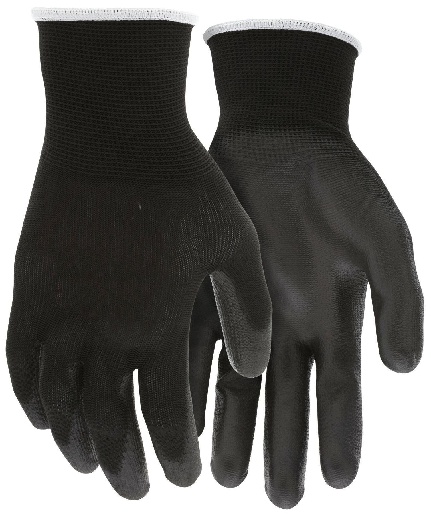 Gloves, General Purpose, 2XL Size, Polyester, Knit Wrist Cuff