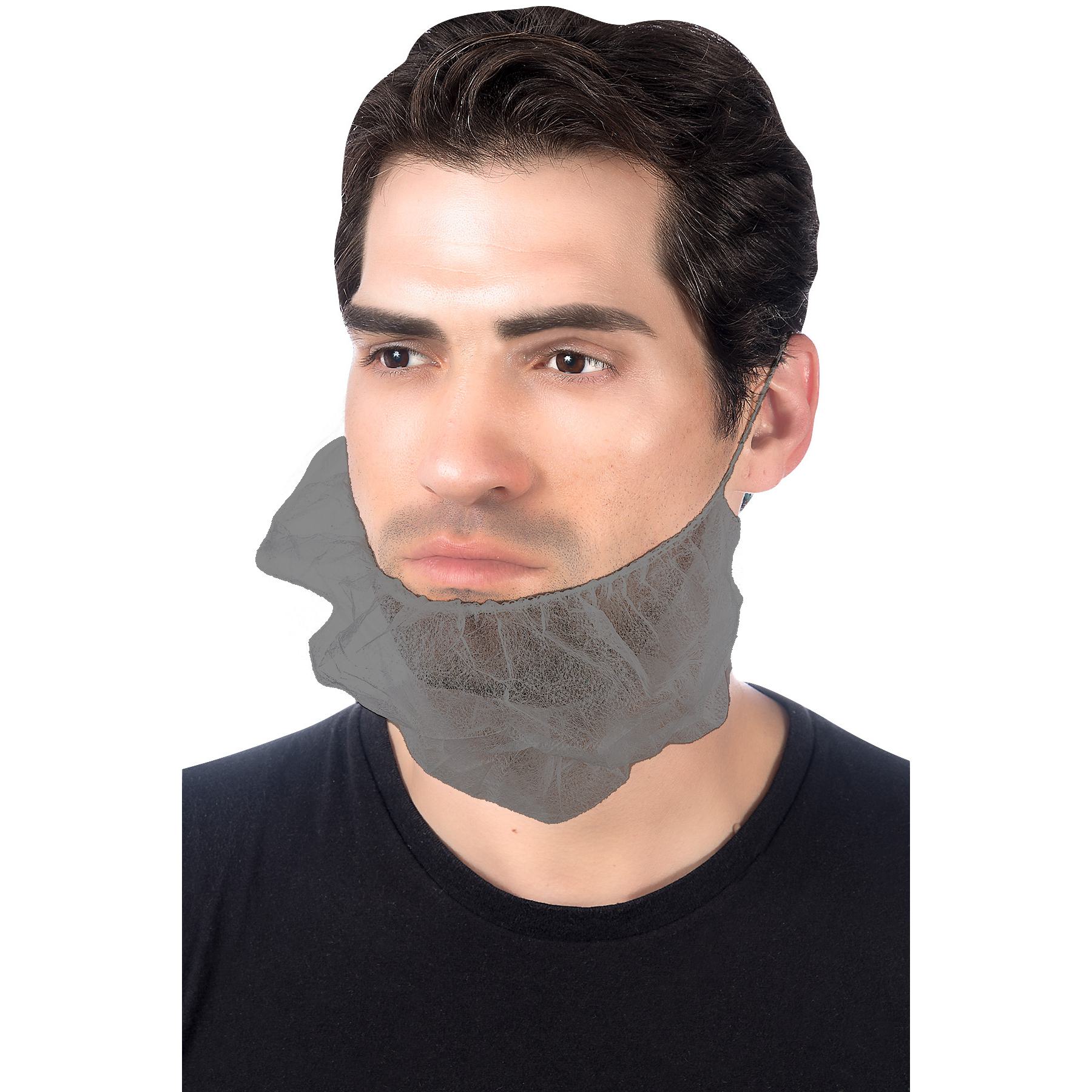 Beard Cover, Latex-Free, One Size, Black, Nylon