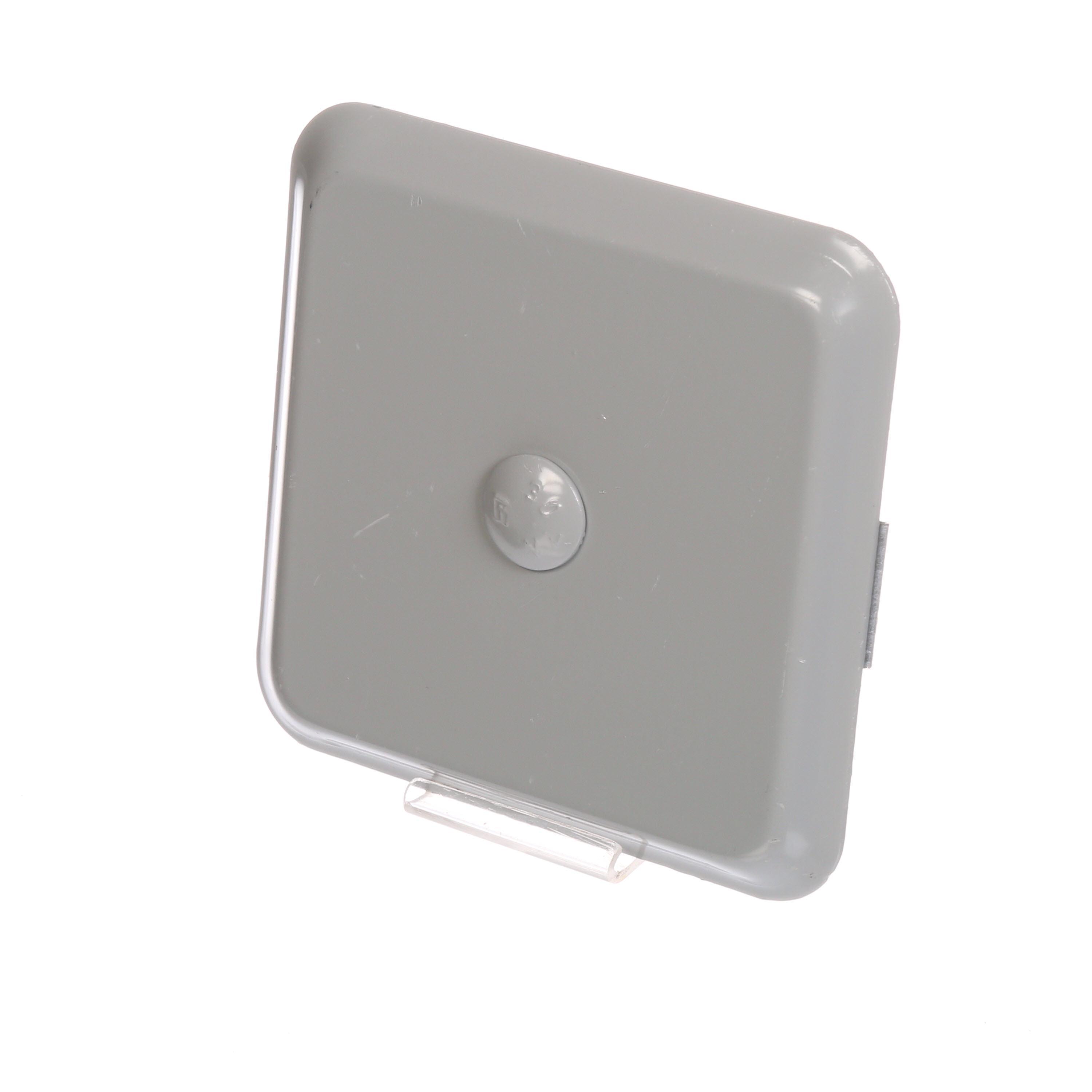 Cover Plate, Type RX, Specifications: 3/4 in Conduit, 4 Screw Mount, Surface Mounting, Steel