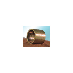 Plain Sleeve Bearing, 6 mm Bore, 10 mm Outside Diameter, 10 mm Width, 10 to 220 °F, 2000 PSI Maximum, 1200 sfpm Maximum Velocity, 50000 Maximum PV, Sintered Bronze Bearing, Powder Coated