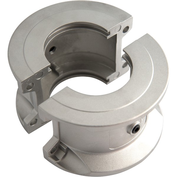 Split Cover, M10 Style Horizontal, For Use With: 1090M Grid Coupling, Cast Aluminum, 8.39 in OD Dimensions