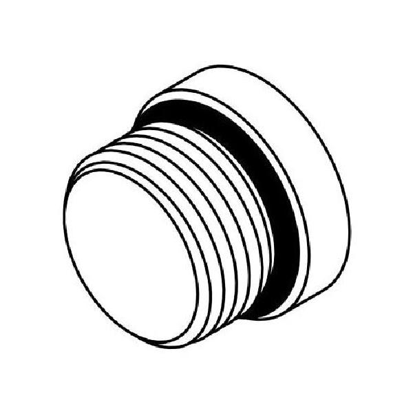 Plug, Hollow Hex Head, Series: 6408-HHP, 3/8-24 Nominal, Male O-Ring End Style, 316 Stainless Steel