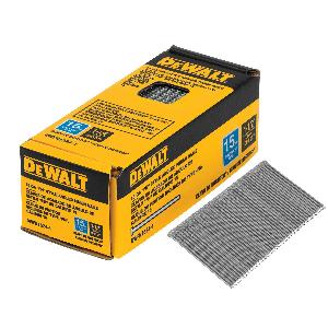Angled Nail, 22.5° Glue Collated, 1-1/2 in Length, Bright, Steel, Chisel Point, Smooth Shank, Flat Head, 15 ga Gauge