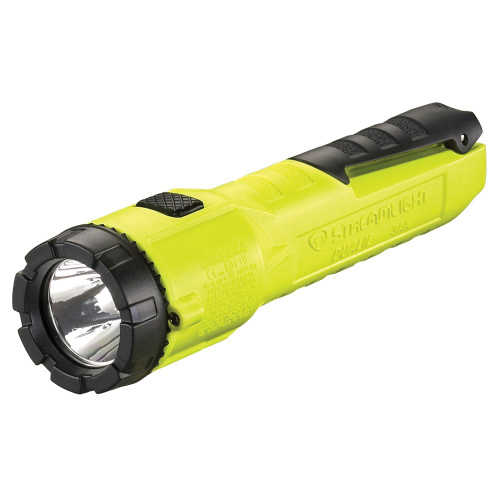 Flashlight, Multi-Function, Series: 3AA ProPolymer® Dualie®, C4® LED Bulb, 2 Bulbs, 140 Lumens, 50000 hr. Average Life, (3) AA Alkaline Battery, Yellow, Polymer Housing, IPX7 Enclosure, 7 in L