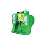 Portable Eyewash Unit, 16 gal, Green, 20 in Height, 22 in Width, Eye Wash Activates By: Gravity Feed, 13 lb Weight Empty, 158 lb Weight Full
